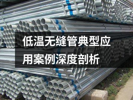 低温无缝管典型应用案例深度剖析