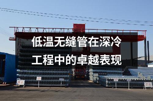 低温无缝管在深冷工程中的卓越表现